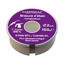 Fil à souder étain 97% / Cu3% Ø2mm 150g - CAMPINGAZ