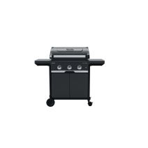 Barbecue à gaz select 3 lx plus - grille fonte + plancha fonte émaillée