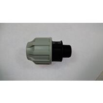 Raccord droit m polypro ø 25 20/27