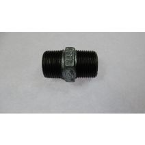 Mamelon acier zingué double mâle 20/27