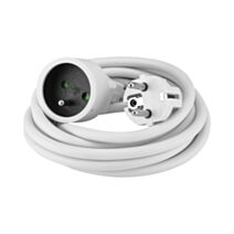 Rallonge électrique 3m 3g1.5 blanc se - DEBFLEX