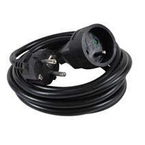 Rallonge électrique 3m 3g1.5 noir se - DEBFLEX