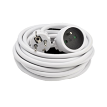 Rallonge électrique 5m blanc