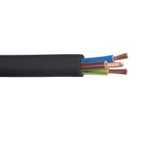 Câble souple H07RN-F 3G2,5mm² noir - vendu au mètre