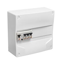 Coffret électrique pré équipé, 1 rangée de 13 modules