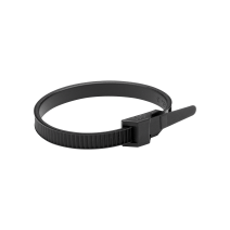 Collier autoblocant 6x180 mm noir sachet de 25
