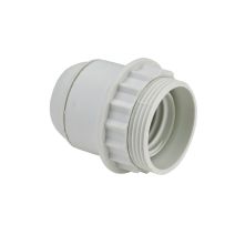 Douille E27 chemise 1/2 filetée avec bague blanc - DEBFLEX