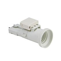 Douille DCL E27 + Fiche DCL 2 amp NF blanc - DEBFLEX