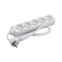 Multiprise 5 prises 1m blanc - DEBFLEX
