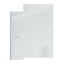 Couvercle carré à visser 80x80mm blanc