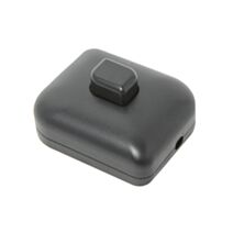 Interrupteur pied 2a ∅60 noir - DEBFLEX