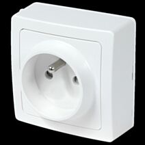 Prise en saillie 2P+T 16 ampères