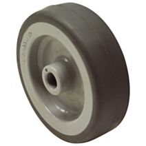 Roue multi usage caoutchouc gris non tâchant Ø100 charge supportée 60 kg