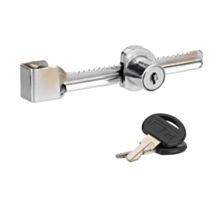 Serrure pour vitrine coulissante