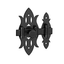 Targette rustique 42x82 noir - THIRARD