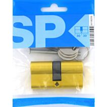 Cylindre de serrure profile doré 30 x 3 mm 3 clés - THIRARD