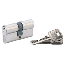 Cylindre profilé std nickelé 40x40mm