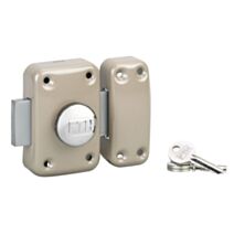 Verrou à bouton et cylindre 45 3 clés - THIRARD