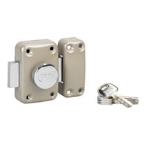 Verrou à bouton et cylindre 45mm - THIRARD