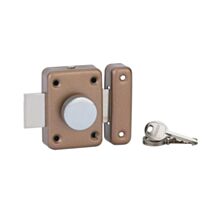 Verrou petit coffre bronze cylindre 35mm - THIRARD