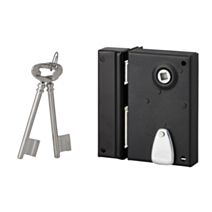 Serrure applique verticale pêne dormant 1/2 tour 70x110mm gauche