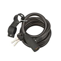 Antivol câble 12x1,80m 2 clés