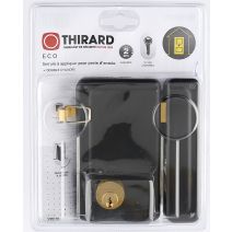 Serrure en applique à tirage ouverture droite + 3 clés THIRARD
