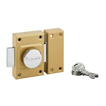 Verrou de sûreté Concorde à bouton + cylindre 45 mm - THIRARD