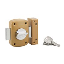Verrou de sûreté Corvette cylindre 45mm pour porte à recouvrement