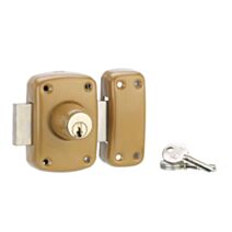 Verrou à double cylindre 45mm 3 clés - THIRARD