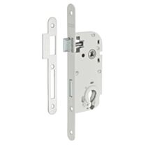 Boîtier serrure V bout carré - axe à 40mm à cylindre, 1 TOUR