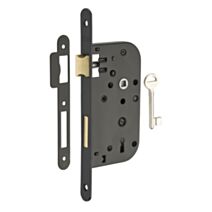 Serrure encastrée pêne demi-tour V/BR/Z noir A50 - THIRARD