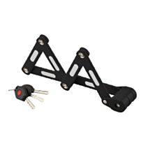 Câble Antivol + 3 Clés Zebra Pliant Noir