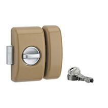 Verrou universel bouton cylindre 45mm or 3 clés HG5 - THIRARD