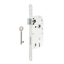 Serrure à encastrer axe à 40mm pêne dormant 1/2 tour 1 clé - THIRARD