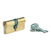 Cylindre Profilé Européen 5 Goupilles Doré 30x30mm 3 Clés - 1ER
