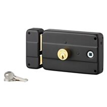 Serrure applique horizontale à cylindre à fouil 140x90mm gauche - THIRARD