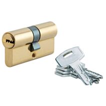 Cylindre profilé européen 5 goupilles 30x30mm 4 clés réversibles - 1ER