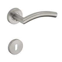 béquille double inox +rosace