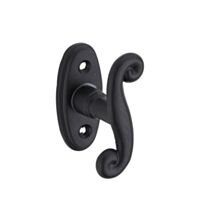 Bouton fenêtre coq noir