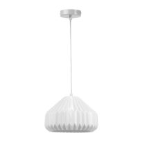 Suspension Origami 18x26x26cm 40W Blanc - MATHIAS 