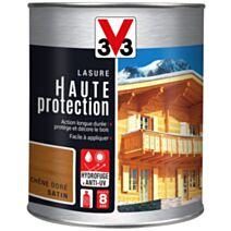 Lasure haute protection chêne doré 1L satin - V33