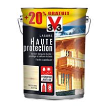Lasure Haute Protection Incolore 5+1L gratuit - V33