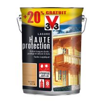Lasure Haute Protection Naturel 5 L + 20% - V33