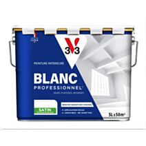 blanc professionnel acrylique satin 5L - V33