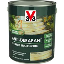 Vernis incolore antidérapant 2,5L pour sol extérieur - V33