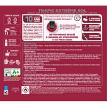 Peinture sol trafic extrême satin 0,5L Blanc - V33