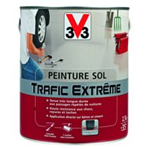 Peinture sol trafic extrême satin 2,5L Gris foncé - V33