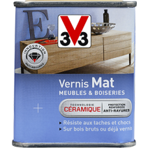 Vernis brillant meubles & boiseries mat incolore 1 L - V33