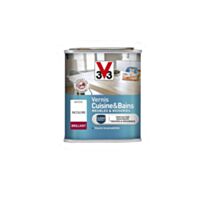 Vernis intérieur cuisine & bains brillant incolore 0,25 L - V33